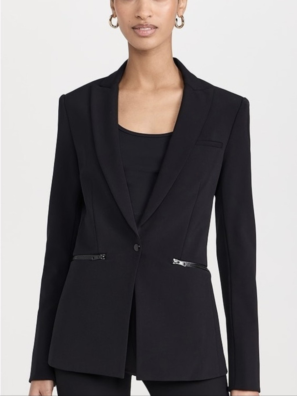 Veronica Beard Schoolboy Scuba Icon Dickey Tailored Navy Blue Blazer Jacket Sz10